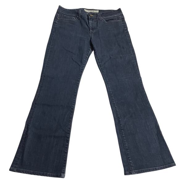 Joes Jeans Womens Size 29 Mid Rise Boot Cut Stretch Dark Wash Blue Denim Zip Fly - Picture 1 of 12